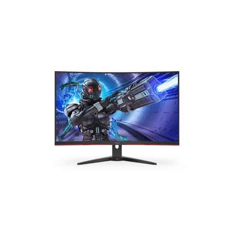 AOC Gaming C32G2ZE/BK - LED monitor - curved - 32" (31.5" viewable) - 1920 x 1080 Full HD (1080p) @ 240 Hz - VA - 300 cd/m² - 3000:1 - 1 ms - 2xHDMI, DisplayPort - black - 6