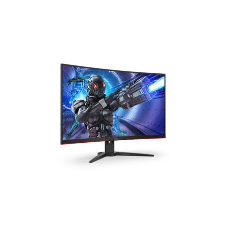 AOC Gaming C32G2ZE/BK - LED monitor - curved - 32" (31.5" viewable) - 1920 x 1080 Full HD (1080p) @ 240 Hz - VA - 300 cd/m² - 3000:1 - 1 ms - 2xHDMI, DisplayPort - black - 8