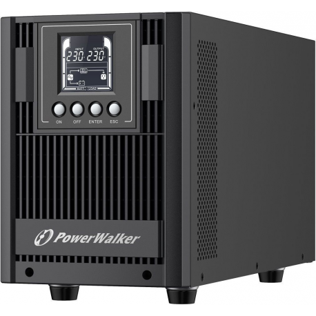 PowerWalker VFI 2000 AT FR - UPS - AC 80-300 V - 1800 Watt - 2000 VA - 9 Ah - RS-232, USB - output connectors: 4 - 0