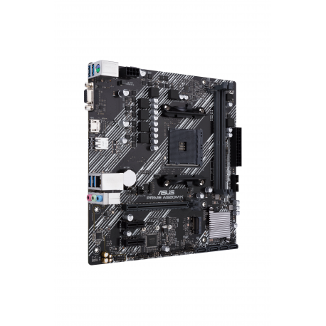 ASUS PRIME A520M-K - Motherboard - micro ATX - Socket AM4 - AMD A520 Chipset - USB 3.2 Gen 1 - Gigabit LAN - onboard graphics (CPU required) - HD Audio (8-channel) - 7