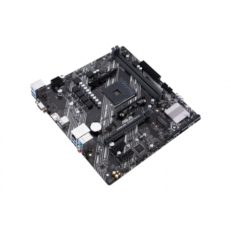 ASUS PRIME A520M-K - Motherboard - micro ATX - Socket AM4 - AMD A520 Chipset - USB 3.2 Gen 1 - Gigabit LAN - onboard graphics (CPU required) - HD Audio (8-channel) - 9