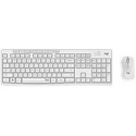 Logitech MK295 Silent - Keyboard and mouse set - wireless - 2.4 GHz - US International - off white