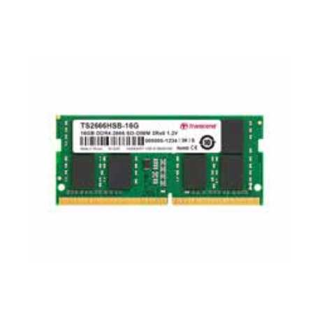 Transcend JetRAM - DDR4 - module - 8 GB - SO-DIMM 260-pin - 3200 MHz  /  PC4-25600 - CL22 - 1.2 V - unbuffered - non-ECC - 0