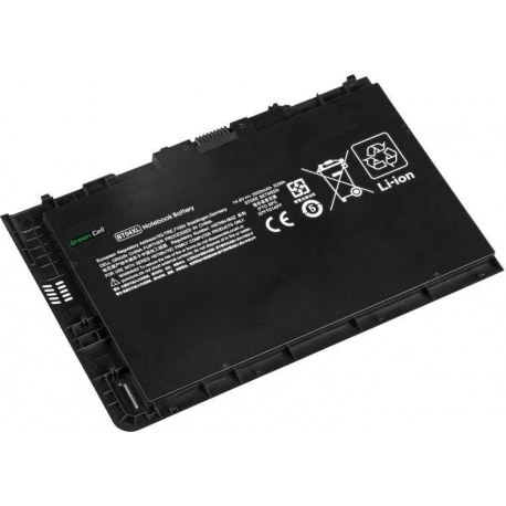 Green Cell - Laptop battery (equivalent to: HP BT04XL, HP BA06XL) - lithium polymer - 6-cell - 3500 mAh - black - for HP EliteBook Folio 9470m, 9480m - 0