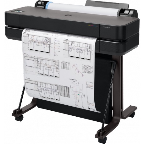 HP DesignJet T630 - 24" large-format printer - colour - ink-jet - A1, ANSI D, Roll (61 cm) - 2400 x 1200 dpi - up to 0.5 min/page (mono) / up to 0.5 min/page (colour) - USB 2.0, LAN, Wi-Fi - 1