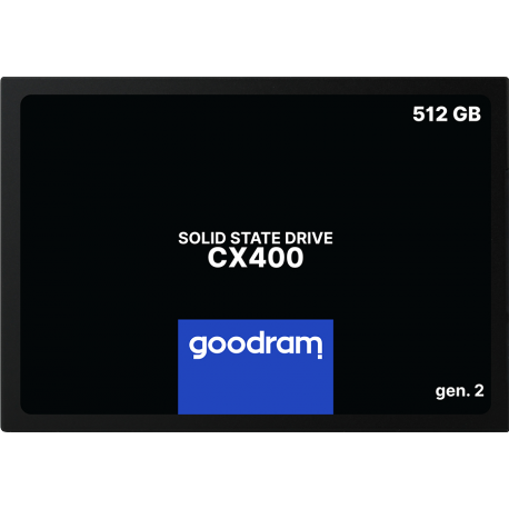 GOODRAM CX400 - Gen 2 - SSD - 512 GB - internal - 2.5" - SATA 6Gb / s - 0