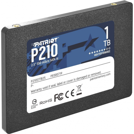 Patriot P210 - SSD - 1 TB - internal - 2.5" - SATA 6Gb/s - 2