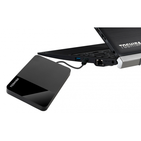 Toshiba Canvio Ready - Hard drive - 2 TB - external (portable) - 2.5" - USB 3.2 Gen 1 - black - 1