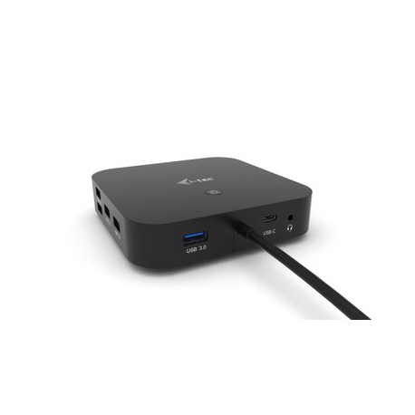 i-Tec USB-C Dual Display Docking Station with Power Delivery - Docking station - USB-C  /  Thunderbolt 3 - DP - GigE - 0