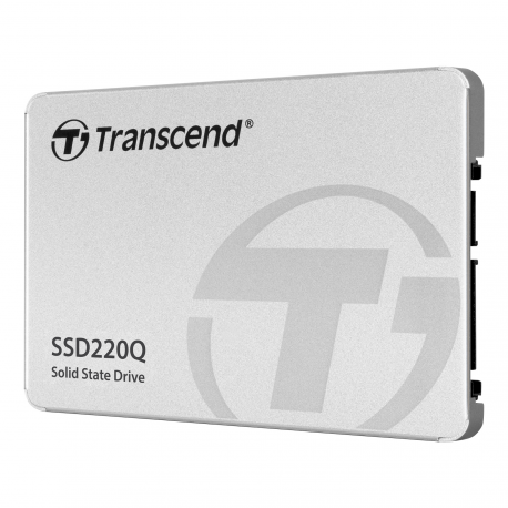 Transcend SSD220Q - SSD - 500 GB - internal - 2.5" - SATA 6Gb / s - 1