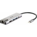 D-Link DUB-M520 - Docking station - USB-C  /  Thunderbolt 3 - HDMI - GigE