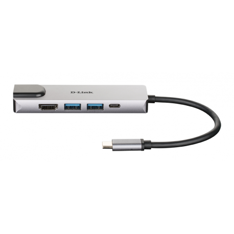 D-Link DUB-M520 - Docking station - USB-C  /  Thunderbolt 3 - HDMI - GigE - 3