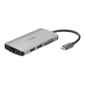D-Link DUB-M810 - Docking station - USB-C  /  Thunderbolt 3 - HDMI - GigE