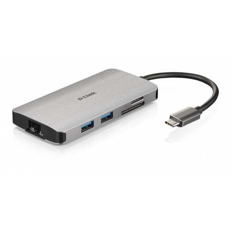 D-Link DUB-M810 - Docking station - USB-C  /  Thunderbolt 3 - HDMI - GigE - 8