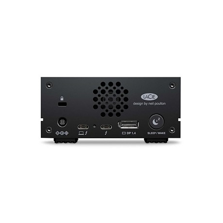 LaCie 1big Dock STHS16000800 - Hard drive array - 16 TB - 1 bays (SATA-600) - HDD 16 TB x 1 - USB 3.1, Thunderbolt 3 (external) - with 5 years Rescue Data Recovery Service Plan - 3