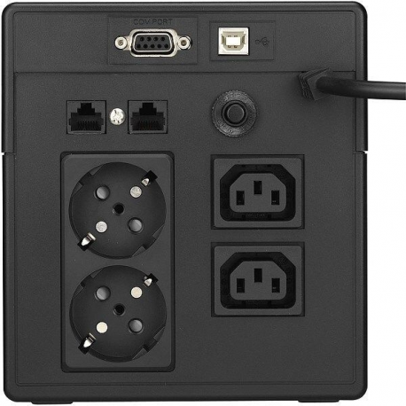 FSP iFP Series iFP 1000 - UPS - AC 110 / 120 / 220 / 230 / 240 V - 600 Watt - 1000 VA - 7 Ah - USB - output connectors: 4 - 2