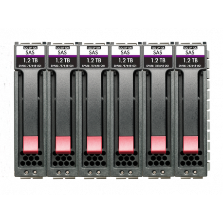 HPE Enterprise - Hard drive - 2.4 TB - 2.5" SFF - SAS 12Gb / s - 10000 rpm (pack of 6) - for Modular Smart Array 1060 10GBASE-T iSCSI SFF, 1060 12Gb SAS SFF, 1060 16Gb Fibre Channel SFF, 2060 10GbE iSCSI SFF, 2060 12Gb SAS SFF, 2060 16Gb Fibre Channel SFF, 2060 SAS 12G 2U 24-disk SFF Drive Enclosure, 2062 10GbE iSCSI SFF, 2062 12Gb SAS SFF, 2062 16Gb Fibre Channel SFF - 0