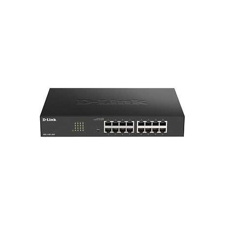D-Link DGS 1100-16V2 - Switch - smart - 16 x 10 / 100 / 1000 - desktop, rack-mountable - 0