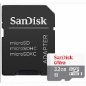 SanDisk Ultra - Flash memory card (microSDHC to SD adapter included) - 32 GB - Class 10 - microSDHC UHS-I