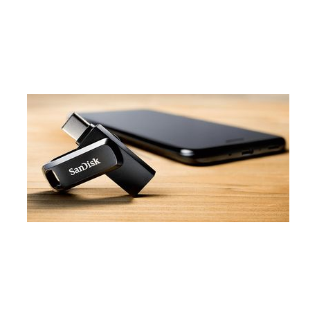 SanDisk Ultra Dual Drive Go - USB flash drive - 64 GB - USB 3.1 Gen 1 / USB-C - 9