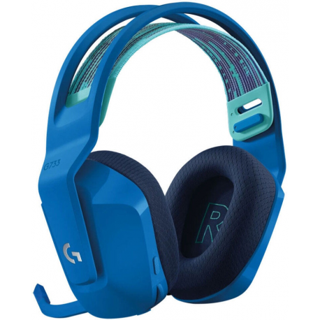 Logitech G G733 LIGHTSPEED Wireless RGB Gaming Headset - Headset - full size - 2.4 GHz - wireless - blue - 1
