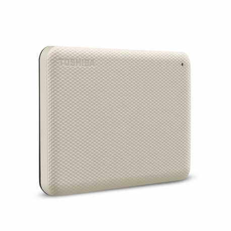 Toshiba Canvio Advance - Hard drive - 2 TB - external (portable) - 2.5" - USB 3.2 Gen 1 - light beige - 1