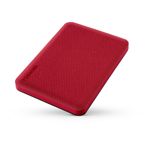 Toshiba Canvio Advance - Hard drive - 2 TB - external (portable) - 2.5" - USB 3.2 Gen 1 - red - 1