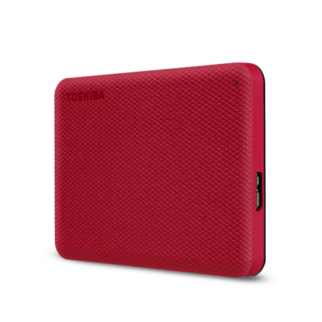 Toshiba Canvio Advance - Hard drive - 2 TB - external (portable) - 2.5" - USB 3.2 Gen 1 - red - 4