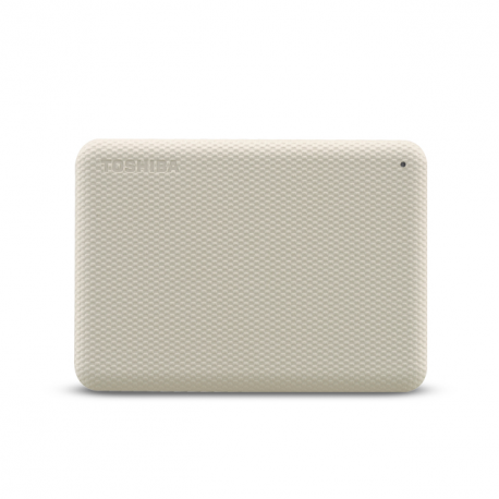 Toshiba Canvio Advance - Hard drive - 4 TB - external (portable) - 2.5" - USB 3.2 Gen 1 - light beige - 0