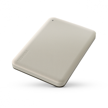 Toshiba Canvio Advance - Hard drive - 4 TB - external (portable) - 2.5" - USB 3.2 Gen 1 - light beige - 1