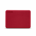 Toshiba Canvio Advance - Hard drive - 4 TB - external (portable) - 2.5" - USB 3.2 Gen 1 - red