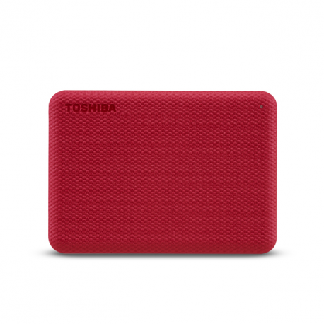 Toshiba Canvio Advance - Hard drive - 4 TB - external (portable) - 2.5" - USB 3.2 Gen 1 - red - 2