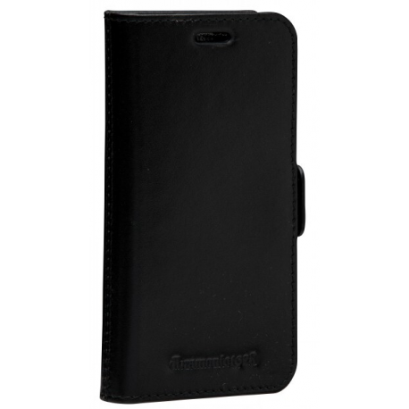 dbramante1928 Lynge - Flip cover for mobile phone - full-grain leather - black - for Apple iPhone 12 mini - 0