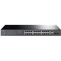 TP-Link TL-SG1428PE - Switch - smart - 24 x 10 / 100 / 1000 (PoE+) + 2 x 10 / 100 / 1000 - rack-mountable - PoE+ (250 W) - AC 100 - 240 V
