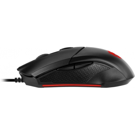 MSI Clutch GM08 - Mouse - right and left-handed - optical - 6 buttons - wired - USB - black - 2