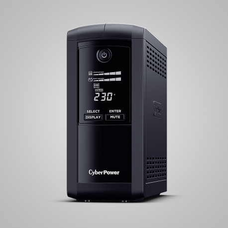 CyberPower Value Pro VP700EILCD - UPS - AC 230 V - 390 Watt - 700 VA - 1-phase - RS-232, USB - output connectors: 6 - black - 3