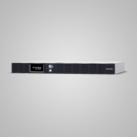 CyberPower Office Rackmount Series OR1000ERM1U - UPS (rack-mountable) - AC 230 V - 600 Watt - 1000 VA - 1-phase - Ethernet, RS-232, USB - output connectors: 6 - 1U - silver - 0
