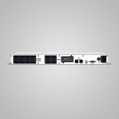 CyberPower Office Rackmount Series OR1000ERM1U - UPS (rack-mountable) - AC 230 V - 600 Watt - 1000 VA - 1-phase - Ethernet, RS-232, USB - output connectors: 6 - 1U - silver - 1