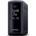CyberPower Value Pro VP700ELCD-FR - UPS - AC 230 V - 390 Watt - 700 VA - 1-phase - RS-232, USB - output connectors: 4 - black