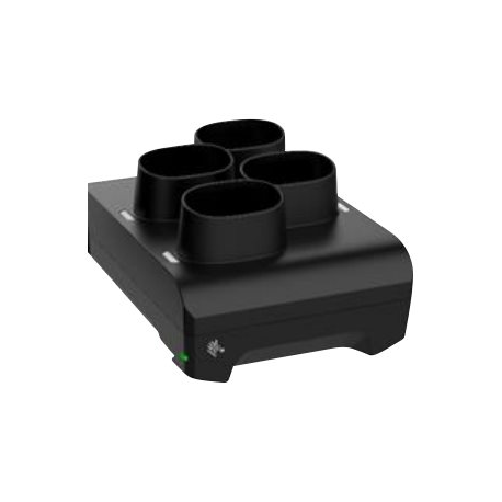 Zebra 4-Slot Battery ShareCradle - Battery charger - midnight black - for P / N: BTRY-CS60EAB0E-04, BTRY-CS60EABHE-0B - 0