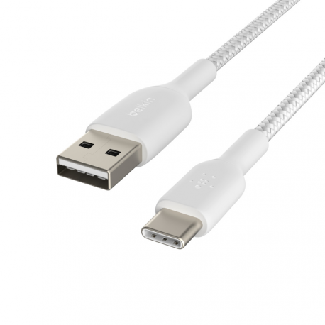 Belkin BOOST CHARGE - USB cable - USB-C (M) to USB (M) - 2 m - white - 3