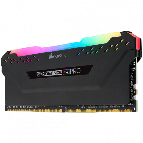CORSAIR Vengeance RGB PRO - DDR4 - module - 8 GB - DIMM 288-pin - 3200 MHz  /  PC4-25600 - CL16 - 1.35 V - unbuffered - non-ECC - black - 4