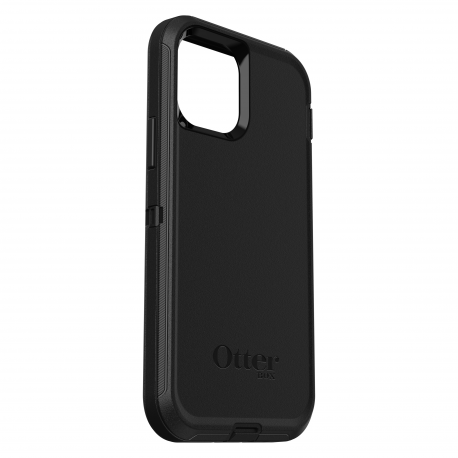 OtterBox Defender Series - Back cover for mobile phone - rugged - polycarbonate, synthetic rubber - black - for Apple iPhone 12, 12 Pro - 3
