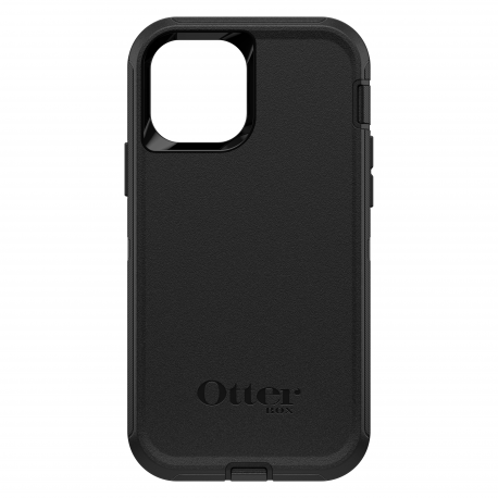 OtterBox Defender Series - Back cover for mobile phone - rugged - polycarbonate, synthetic rubber - black - for Apple iPhone 12, 12 Pro - 4