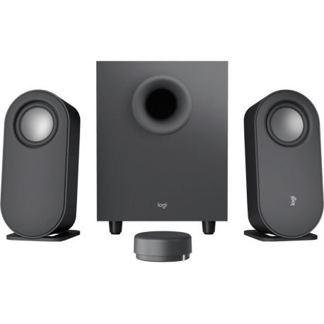 Logitech Z407 - Android Edition - speaker system - for PC - 2.1-channel - wireless - Bluetooth - USB - 40 Watt (Total) - graphite grey - 0