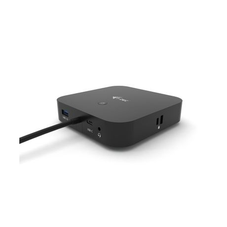 i-Tec USB-C Dual Display Docking Station with Power Delivery - Docking station - USB-C / Thunderbolt 3 - 2 x DP - GigE - 6