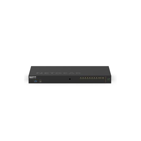 NETGEAR AV Line M4250-10G2XF-PoE++ - Switch - L3 - Managed - 10 x 10 / 100 / 1000 (8 PoE++) + 2 x 10 Gigabit SFP+ - side to side airflow - rack-mountable - PoE++ (720 W) - 0