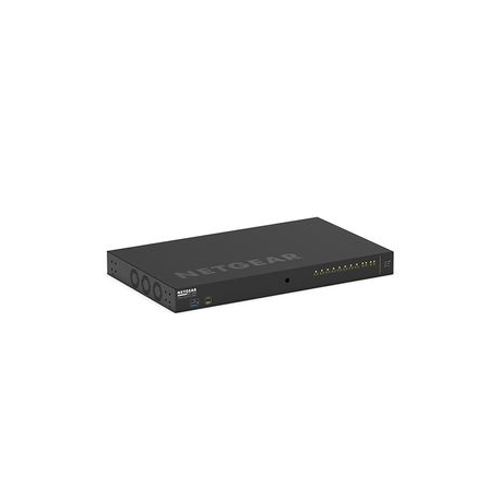 NETGEAR AV Line M4250-10G2XF-PoE++ - Switch - L3 - Managed - 10 x 10 / 100 / 1000 (8 PoE++) + 2 x 10 Gigabit SFP+ - side to side airflow - rack-mountable - PoE++ (720 W) - 2