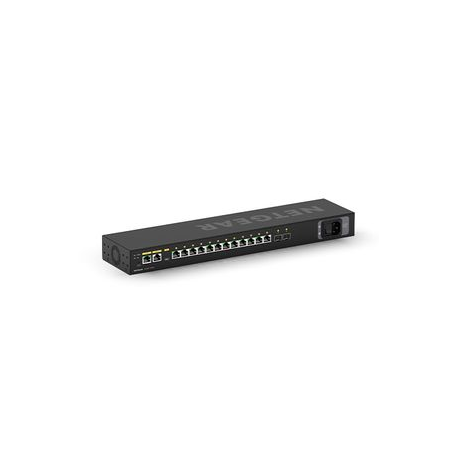 NETGEAR AV Line M4250-12M2XF - Switch - L3 - Managed - 12 x 10 / 100 / 1000 / 2.5G + 2 x 10 Gigabit SFP+ - side to side airflow - rack-mountable - 3