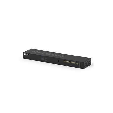 NETGEAR AV Line M4250-12M2XF - Switch - L3 - Managed - 12 x 10 / 100 / 1000 / 2.5G + 2 x 10 Gigabit SFP+ - side to side airflow - rack-mountable - 4